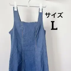 SHEIN デニム オールインワン L レディース ワンピースのサムネイル