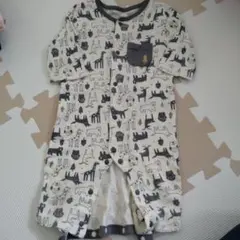 動物柄ロンパース 60-70cm 綿100