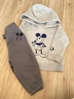 GAP スエットトレーナー(90㎝)とスエットパンツ(80㎝)のセット　中古