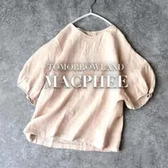 トゥモローランド マカフィー リネン ブラウス シャツ パフスリーブ 半袖 Gのサムネイル