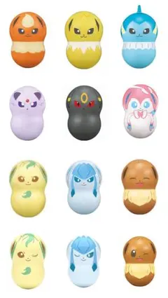 ポケモン クーナッツ フィギュア ブイズ イーブイフレンズ 12点セット