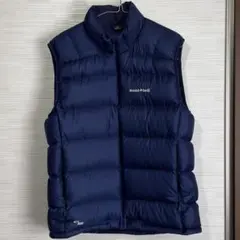 【土日限定値下げ中】mont-bell ダウンベスト EX800 ネイビー