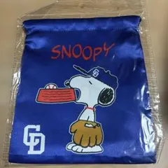 PEANUTS　スヌーピー巾着　SNOOPY　中日ドラゴンズ　巾着　野球