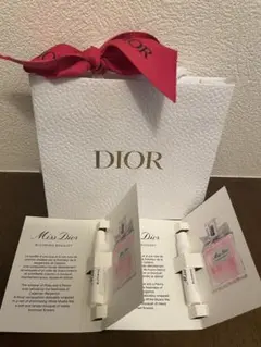 【Dior】Miss Dior サンプル2個セット、ショッパー1枚