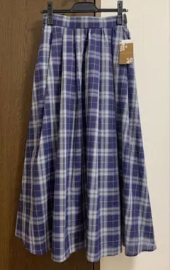 しまむら terawear emu ロングスカート フレアスカート チェック