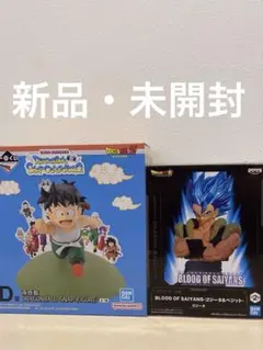 ドラゴンボールフィギュア2点セット 孫悟飯 ゴジータ　未開封