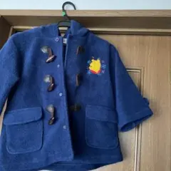 プーさん刺繍 ネイビー ジャケット 95