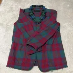 J*n様 COMME des GARÇONS チェック柄 テーラードジャケット