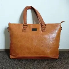 美品　D.KELLY クロコトートバッグ