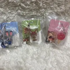 ズートピア ブリスターチャームコレクション　 3種セット　ガチャ