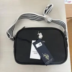 U.S. POLO ASSN. ショルダーバッグ ブラックのサムネイル