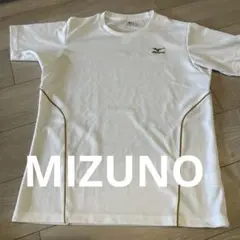Mizuno XL ホワイト トレーニングTシャツ