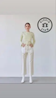 ALEXIA STAM インサイドアウトデニム　サイズ3のサムネイル