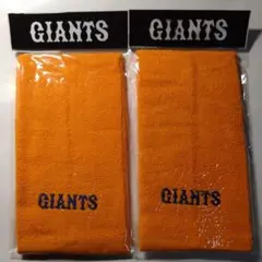 未開封　新品　読売ジャイアンツフェイスタオル2枚　読売ジャイアンツ
