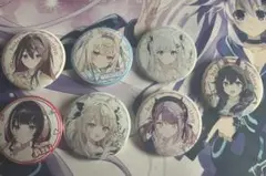 ホロライブ　ローソン　缶バッジセット