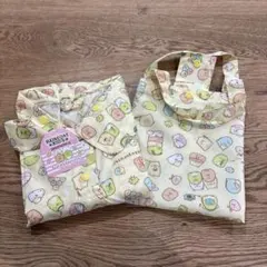 未使用タグ付き キッズポンチョ すみっこぐらし 100㎝