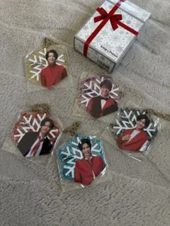 King & Princeクリスマス キーホルダー 5個セット