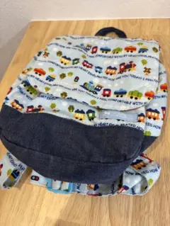 【美品】Colorful Candy Style 子供用リュック 電車柄のサムネイル