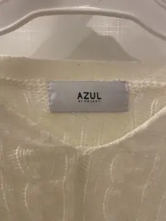 AZUL by MOUSSY ケーブルニットセーター XS ホワイト