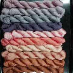 織物、組紐、刺繍手芸用絹糸476