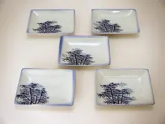 角小皿 ５枚セット 昭和レトロ