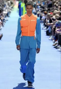 希少ヴァージル期 19ss ルイヴィトン ワイドスラックス ドーバー