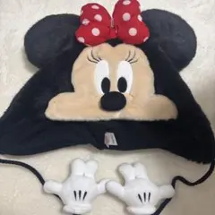ミニーマウス ファーキャップ