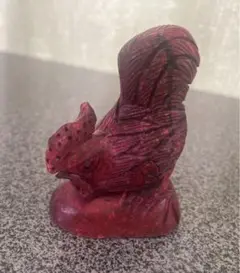 にわとりの置物　木彫り