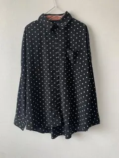 フォーエバー21 ドット柄長袖シャツ