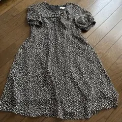 小花柄キッズワンピース　ロングのサムネイル