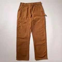 カーハート ダブルニー ダークブラウン 茶色 ペインターパンツ W34L30