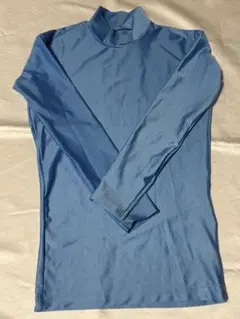 X-TEAM SPORTS 水色ハイネック長袖アンダーシャツ 160cm