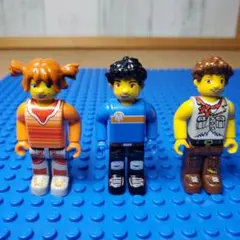 (レゴフィギュア)ティナTina、マックスMax、ジェイクJake3体セット