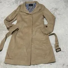 united arrows ユナイテッドアローズ 比翼コート アンゴラ混Lサイズ