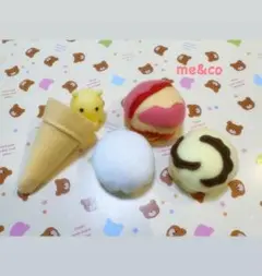 ＊アイスクリームセット【F】＊ フェルト おままごと ハンドメイド
