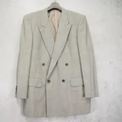 ★90s Burberrys グレンチェック ダブルテーラードジャケット BE6のサムネイル