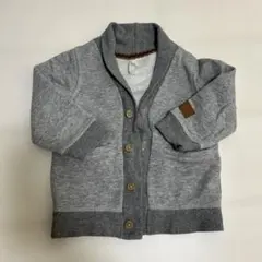 H&M グレー カーディガン 12-18ヶ月