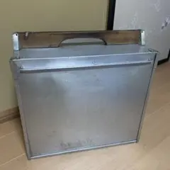ビンテージ おかもち 出前 2段 アルミ製 軽量 1/2 楽天市場】アルミ 出前箱 横 2段岡持 おかもち 出前道具 人気