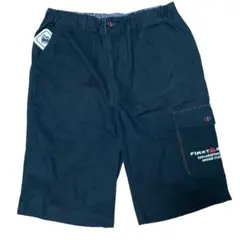 FIRST DOWN ハーフパンツ M 黒 カーゴパンツ メンズ 綿100のサムネイル
