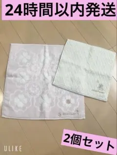 JILLSTUART ハンカチ タオル ピンク ホワイト くま 2個セット