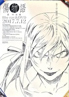 入手困難 傷物語 Ⅲ冷血篇 B2販促ポスター キスショット 西尾維新 忍野忍