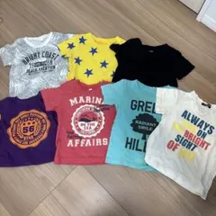 90 子供服　半袖　Tシャツ　夏服　保育園着　男の子　まとめ売り