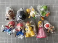 スーパーマリオ　マスコットチャームコレクション2　全9種セット　コンプリート