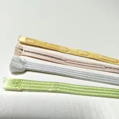 三分紐おまとめ　４本セット　正絹