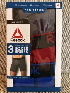 【新品 Mサイズ】Reebokボクサーパンツ Mサイズ 3枚のサムネイル