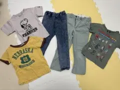 100cm子供用Tシャツ　パンツ　まとめ売り