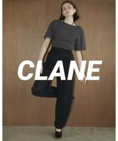 【美品】CLANE COCOON DRAPE PANTS サイズ0 ブラック