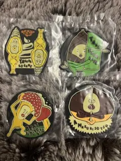 こびとづかん　一番くじ　蓄光ラバーコースターH賞⭐︎4枚セット⭐︎