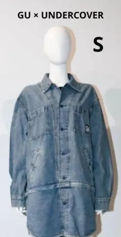 GU × アンダーカバー チュニック コンバーチブル デニム シャツ Gジャン