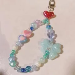 劇薬中毒イメージ概念ストラップイコールラブスマホストラップスマホチャームブルー